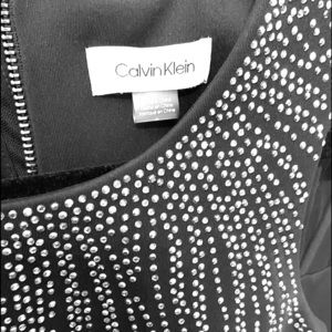 Calvin Klein new cocktail dress with embellishment